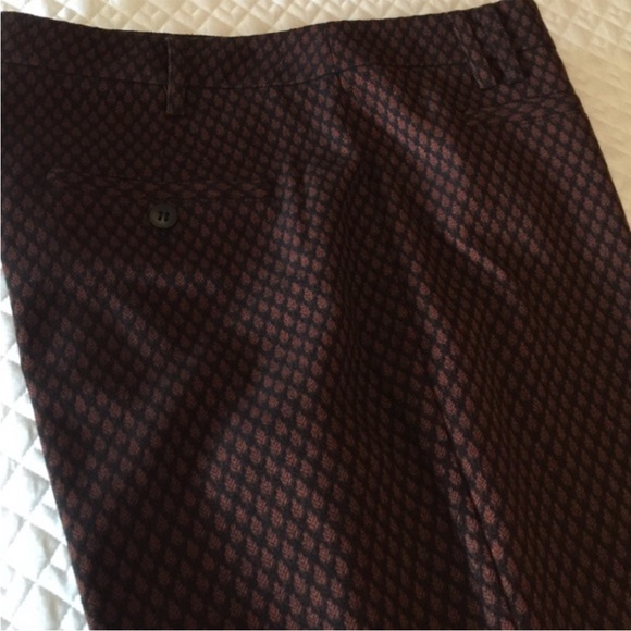 Beautiful Anthropologie black and dark rust pants - Picture 4 of 4
